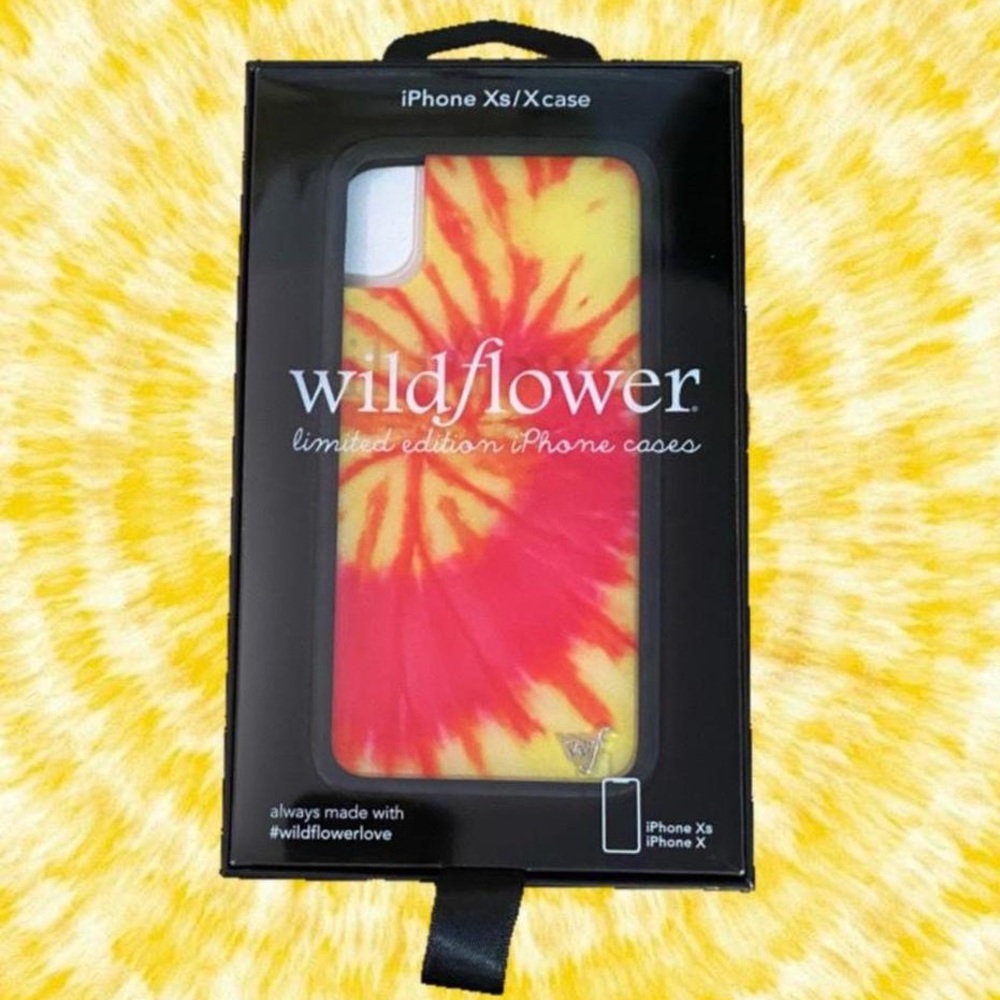 Brand New Wildflower iPhone X/XS Case - Tie Dye Swirl